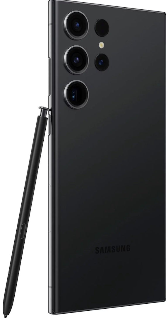 Captivate from every angle with the Samsung Galaxy S23 Ultra (256GB, Black). Sleek, powerful, and redefining mobile photography from the back.