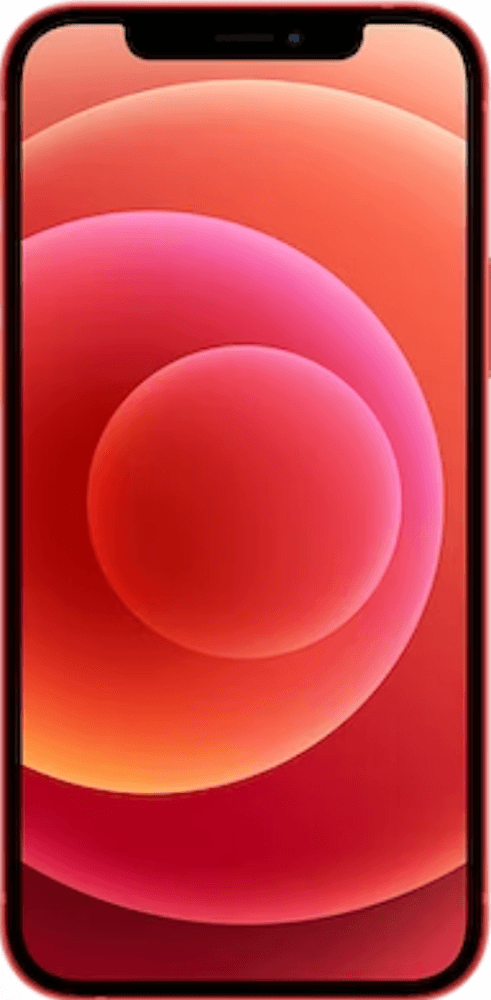 Dazzling iPhone 12 (128GB, Product Red) – bold design, ample storage, and a commitment to a better world.