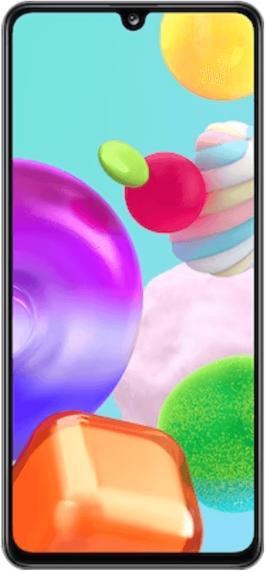 The Samsung Galaxy A41 (64GB White): A stylish mid-range smartphone with a vibrant Super AMOLED display, versatile camera system, and sleek design.