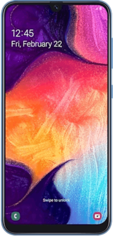 The Samsung Galaxy A50 (128GB Black): A stylish mid-range smartphone with a large Super AMOLED display, versatile camera system, and reliable performance.