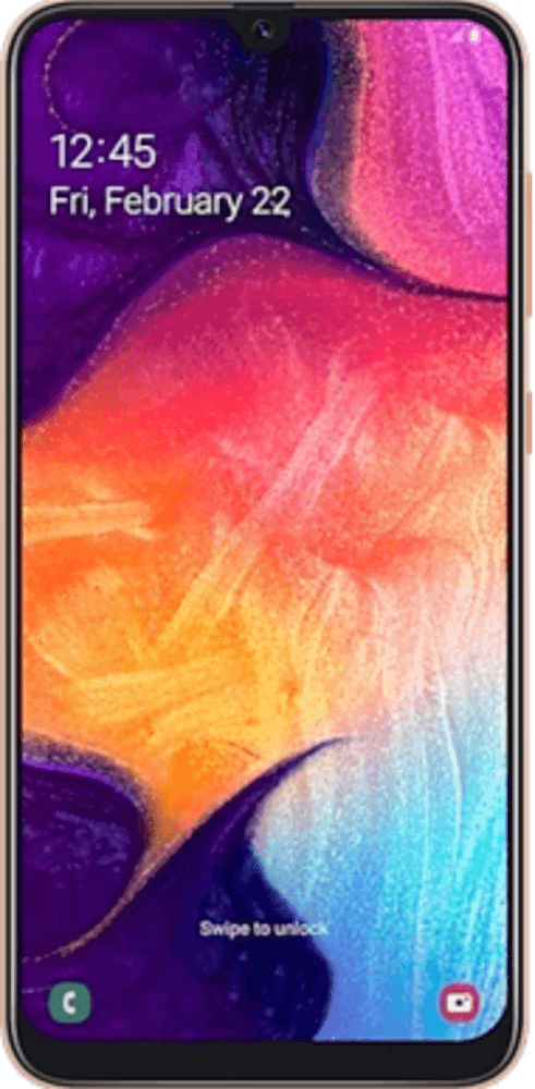 The Samsung Galaxy A50 (128GB Blue): A stylish mid-range smartphone with a large Super AMOLED display, versatile camera system, and reliable performance.