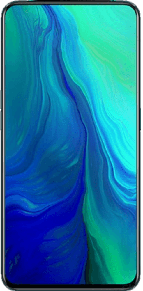 The Oppo Reno Dual SIM (256GB Green) is a stylish smartphone with a pop-up selfie camera, impressive performance, and vibrant display.