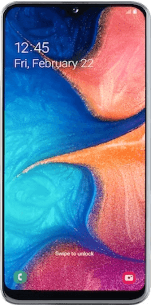 The Samsung Galaxy A20e: A budget-friendly smartphone with a compact design, decent performance, and versatile camera features.