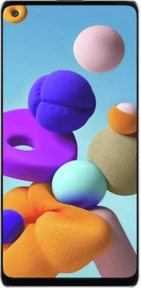 The Samsung Galaxy A21s (32GB): A feature-rich mid-range smartphone with a versatile quad-camera system and long-lasting battery life.