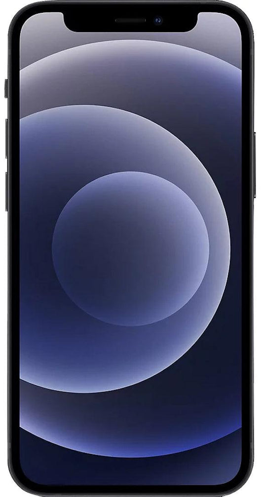 Sleek black iPhone 12 (64GB) with its stunning display and modern design, ready to impress.