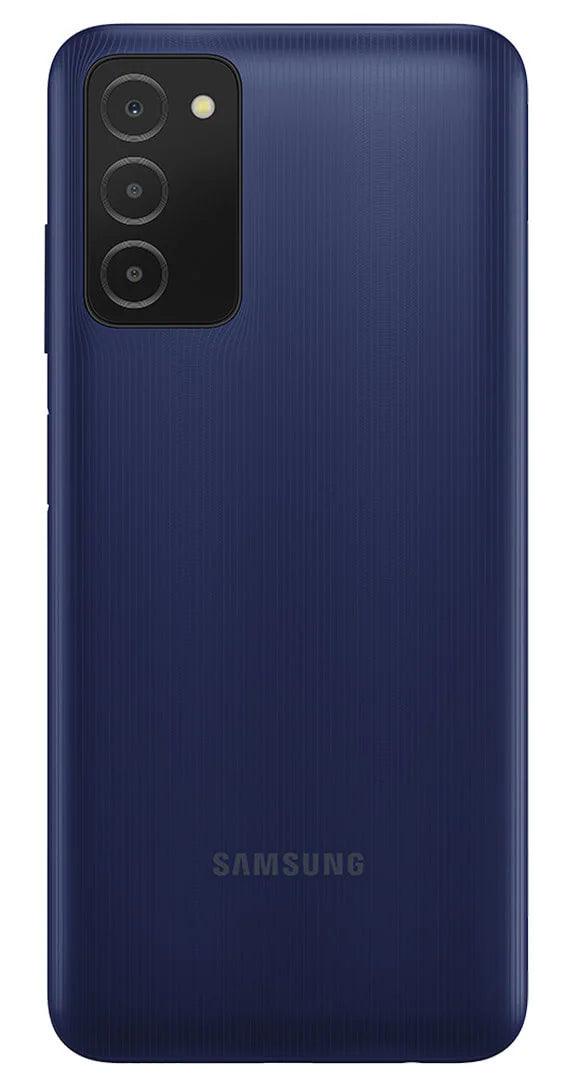 Rear view of the Samsung Galaxy A04s in sleek Black with 32GB storage, showcasing its modern design and camera setup.