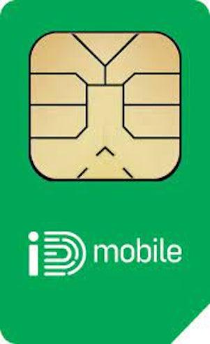 iD Mobile Sim Card: 200GB, 5G Network, Unlimited talk and text.